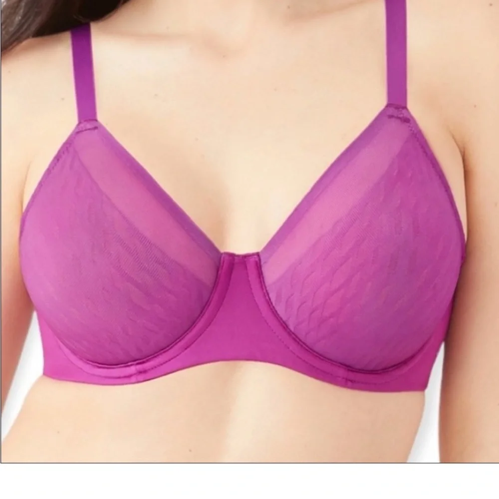 Wacoal Elevated Allure Bra Purple Size 38 DD - Picture 2 of 4